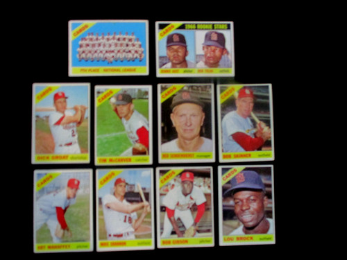 1966 topps stl cards - 1966, team