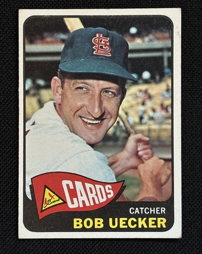Bob uecker 1965 topps baseball - uecker,