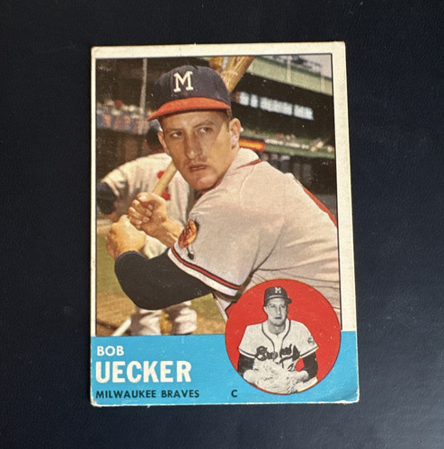 Topps 1963 bob uecker - 1963,