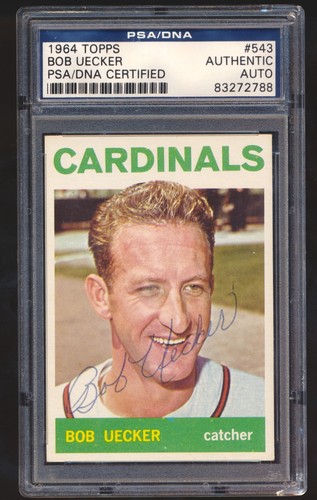 1964 topps 543 bob uecker - topps, uecker-