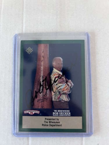 Bob uecker autographed - bob,