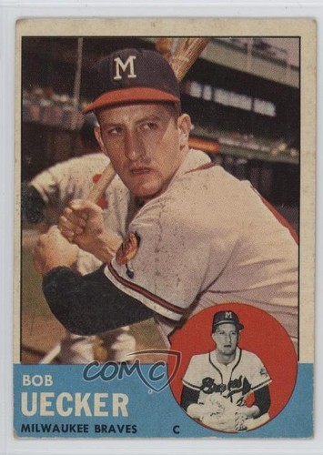 1963 topps bob uecker - 1963,