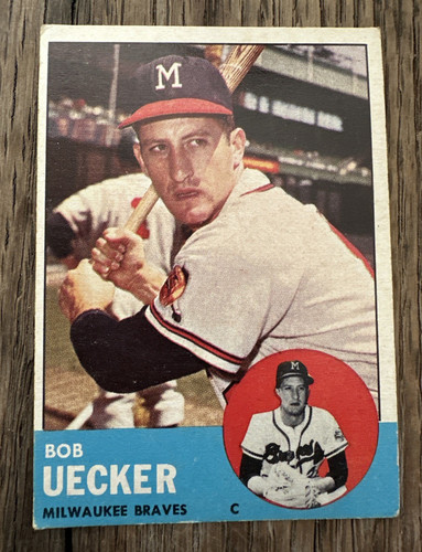 1963 topps bob uecker 126 - -, #126
