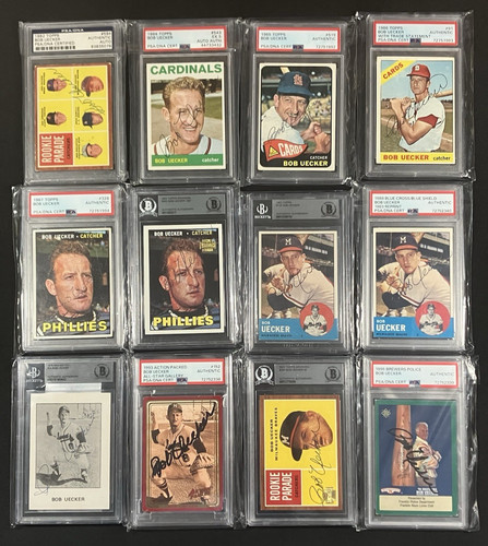 Bob uecker autographed - bob,