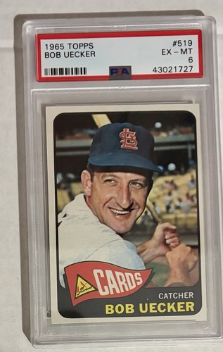 1965 topps 519 bob uecker - #519,