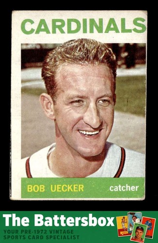 1964 topps 543 bob - topps, uecker