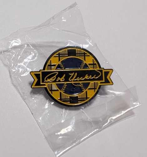 Bob uecker memorial pin - memorial,