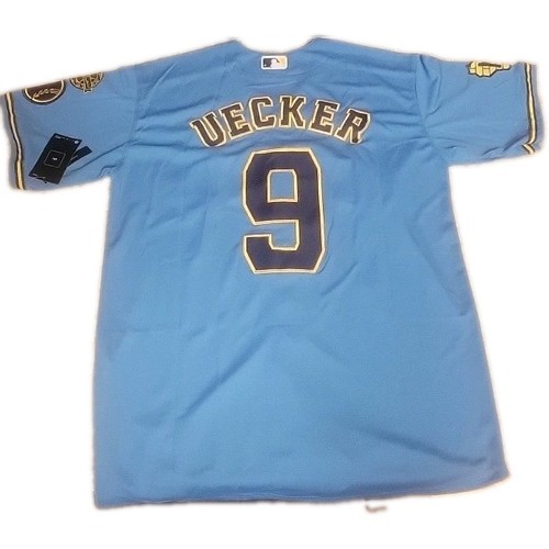 Men brewers bob uecker - brewers, #9