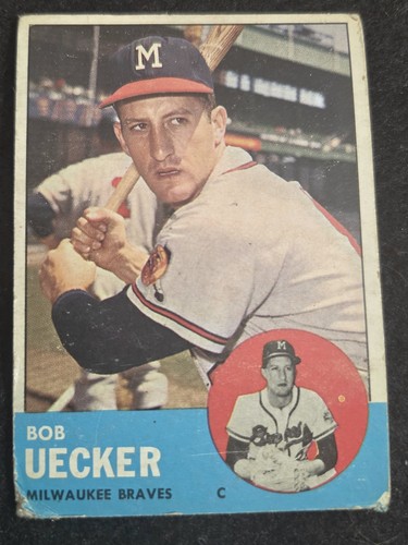 1963 topps bob uecker - 1963, #126