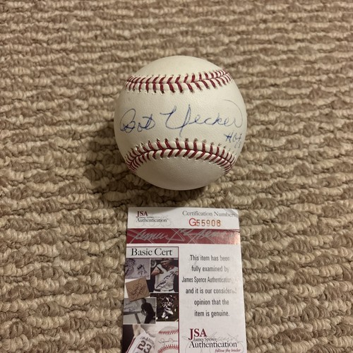 Bob uecker signed baseball - uecker,