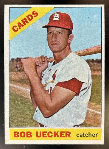 1966 topps baseball - bob, uecker