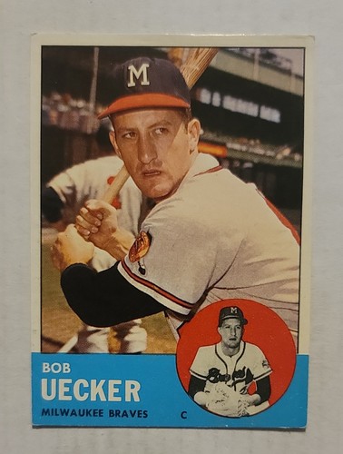 1963 topps bob uecker - bob,