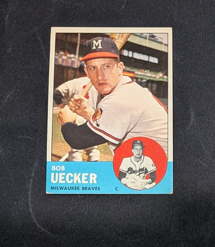1963 topps 126 bob uecker - 1963,