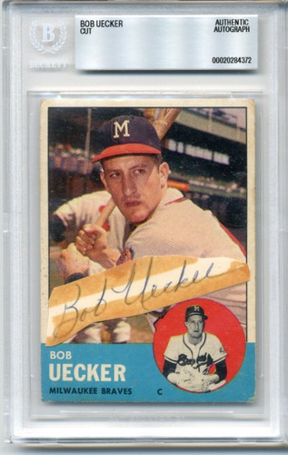 1963 bob uecker - 1963, -bob