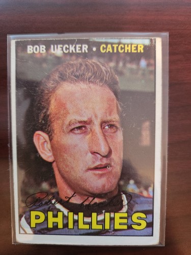 1967 topps baseball bob - baseball, uecker