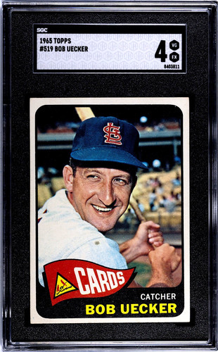 1965 topps bob uecker - topps,
