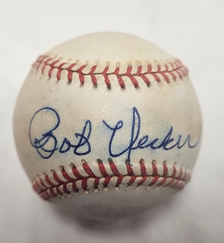 Bob uecker signed baseball - signed, psa