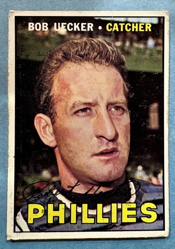 1967 topps 326 bob uecker - topps,