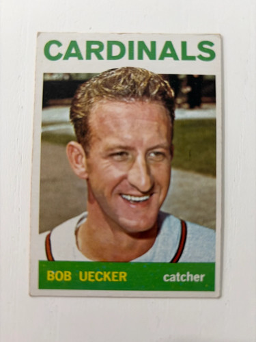 1964 topps bob uecker 543 - uecker, #543